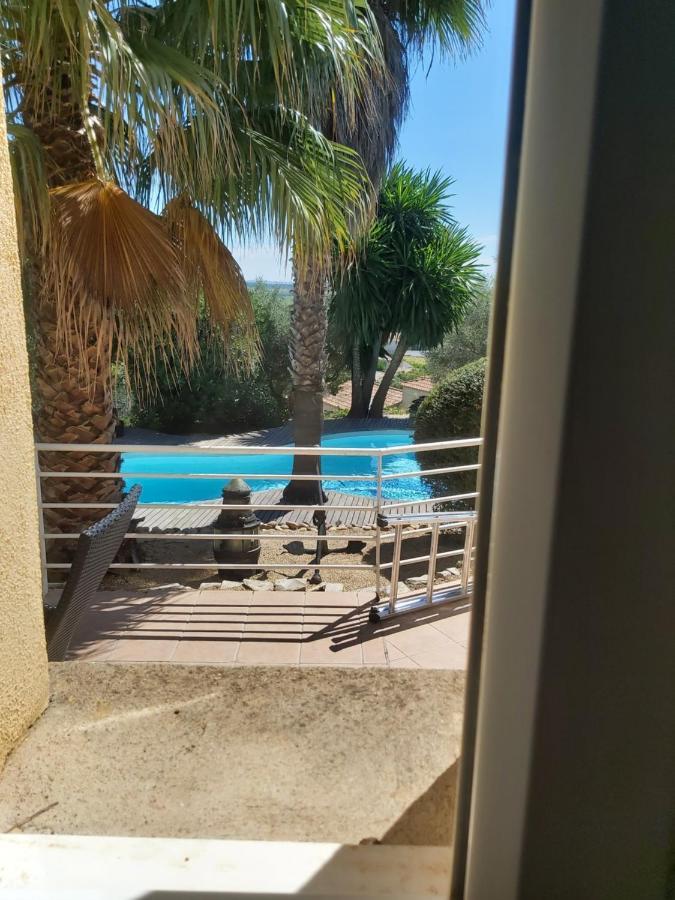 Beautiful Villa With A Stunning View Roujan Exteriör bild